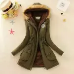 Parkas Acolchadas de Algodón para Mujer