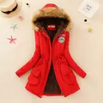 Parkas Acolchadas de Algodón para Mujer