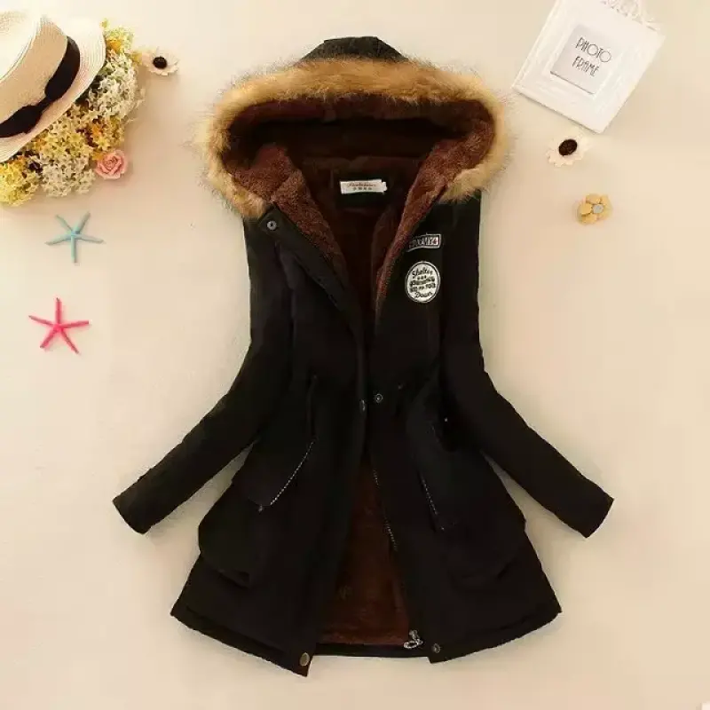 Parkas Acolchadas de Algodón para Mujer