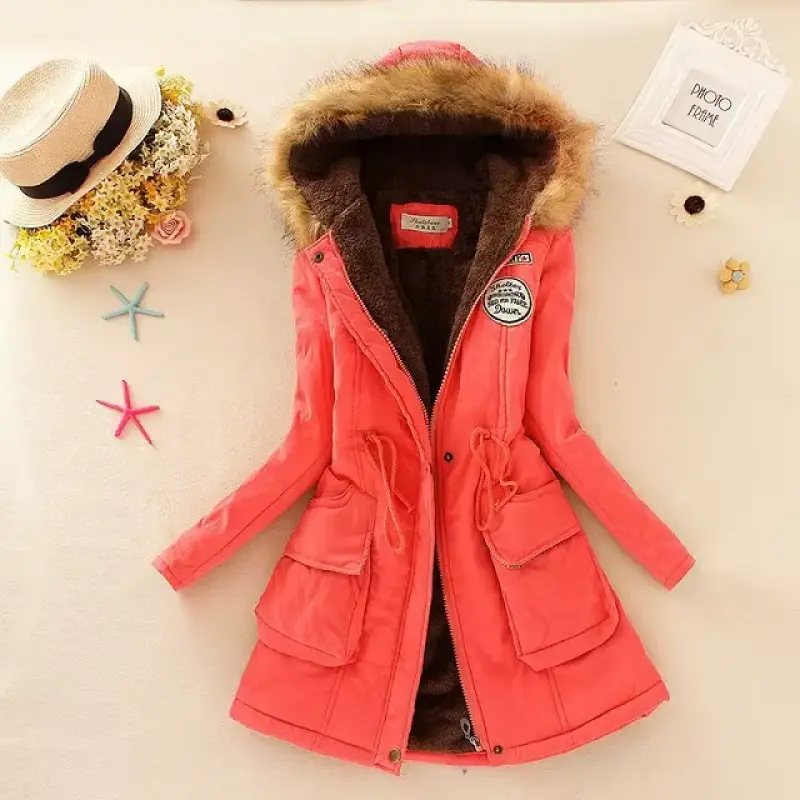 Parkas Acolchadas de Algodón para Mujer
