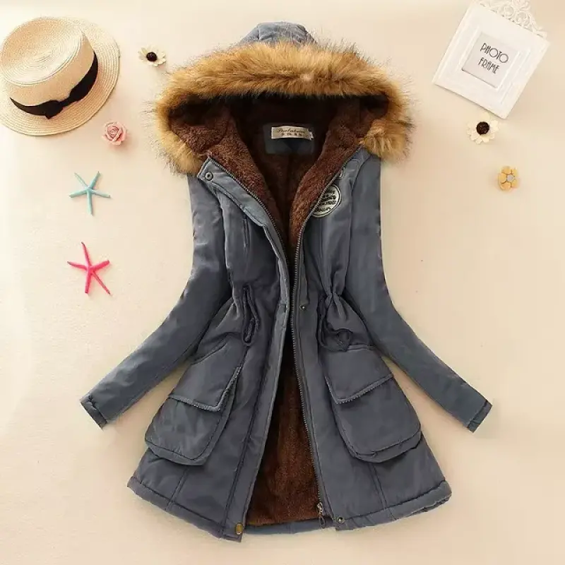 Parkas Acolchadas de Algodón para Mujer